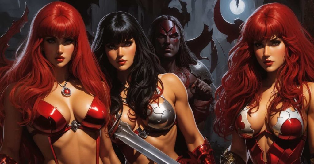 Vampirella Red Sonja Origins and Backgrounds