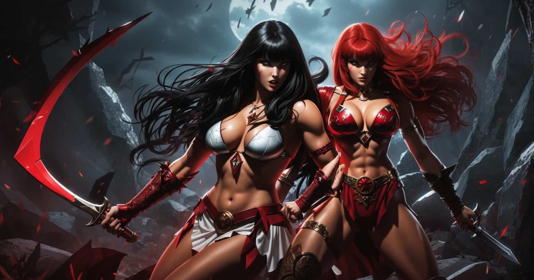 vampirella vs red sonja