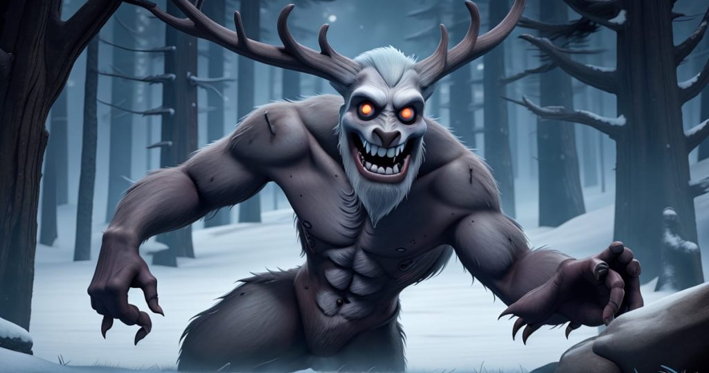 Wendigo Comic Character Fighting